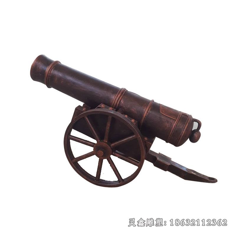 大炮景观铜雕 (4)