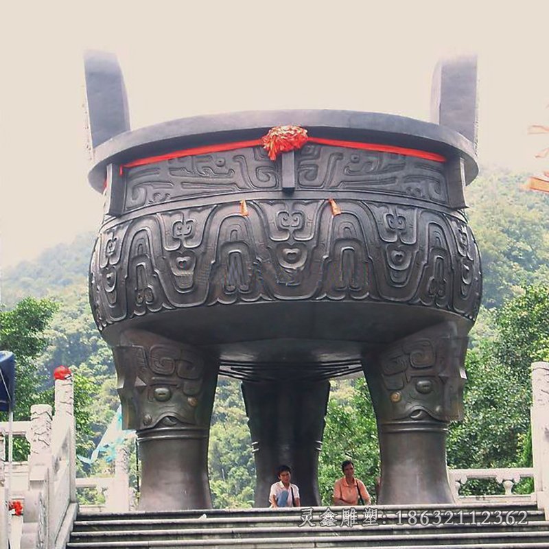 三足鼎城市景观铜雕