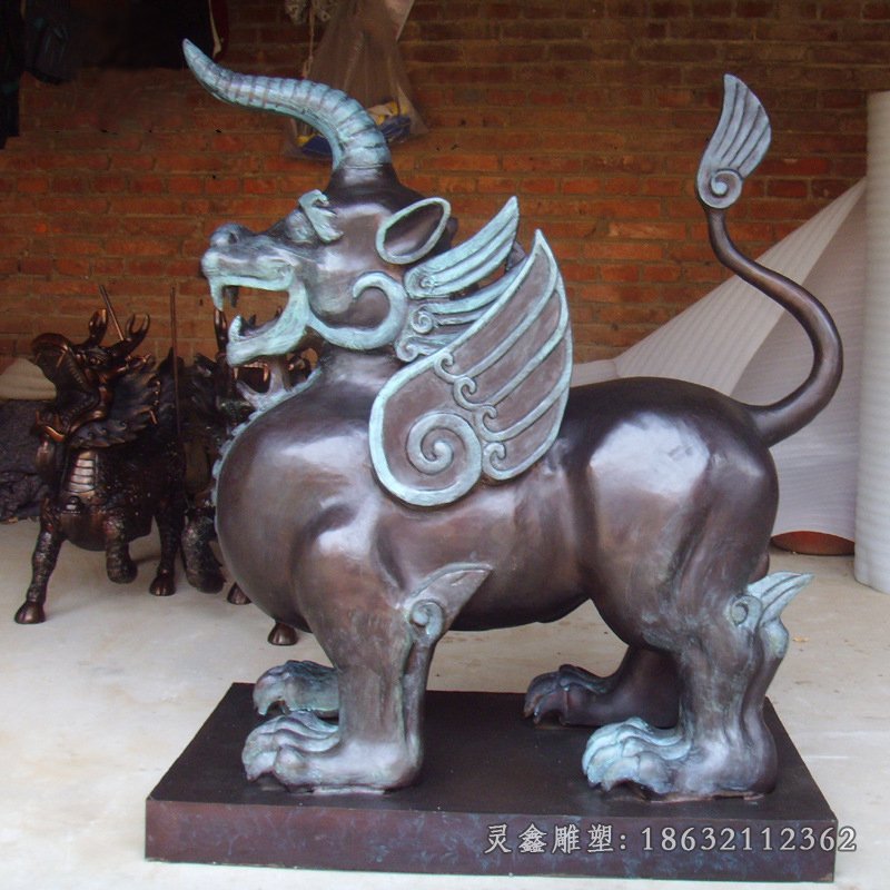 独角兽城市铜雕 (8)