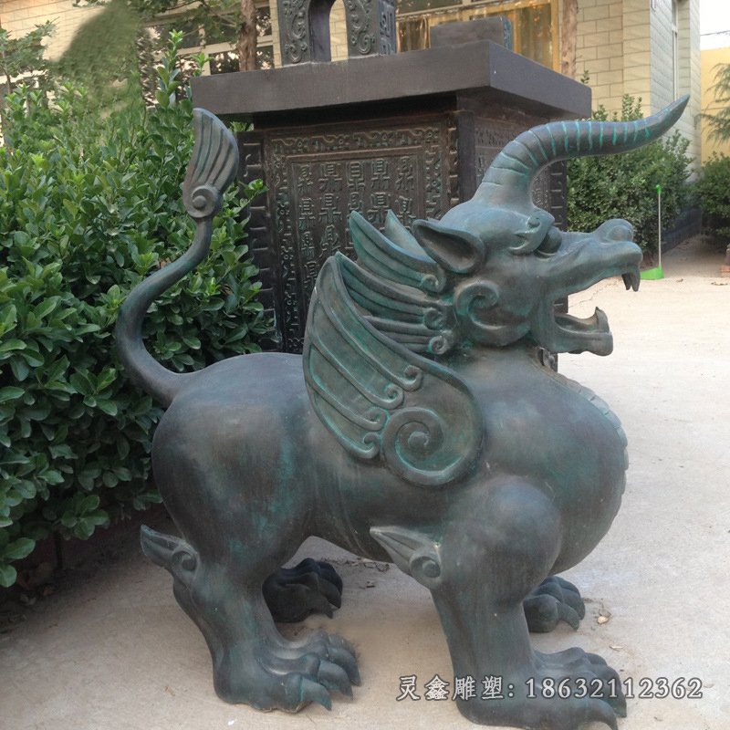 独角兽城市铜雕 (9)