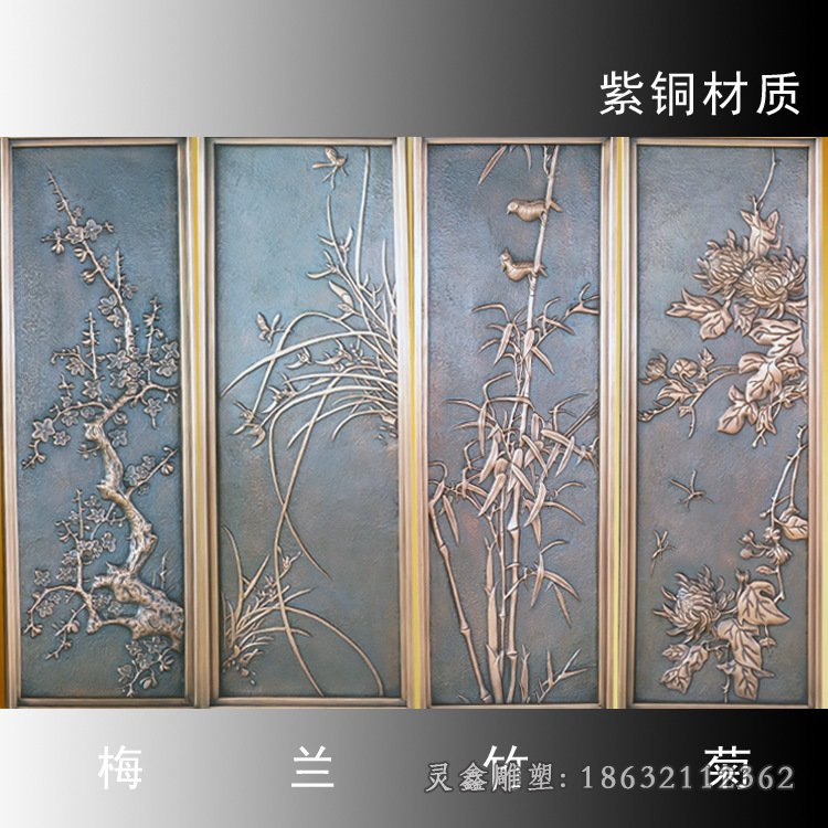 浮雕壁画景观铜雕 (18)