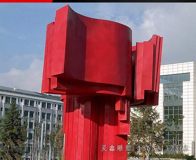 不锈钢中国结小区景观雕塑