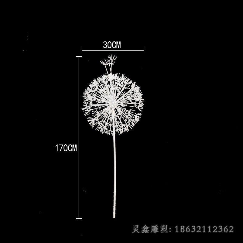 蒲公英城市景观不锈钢雕塑
