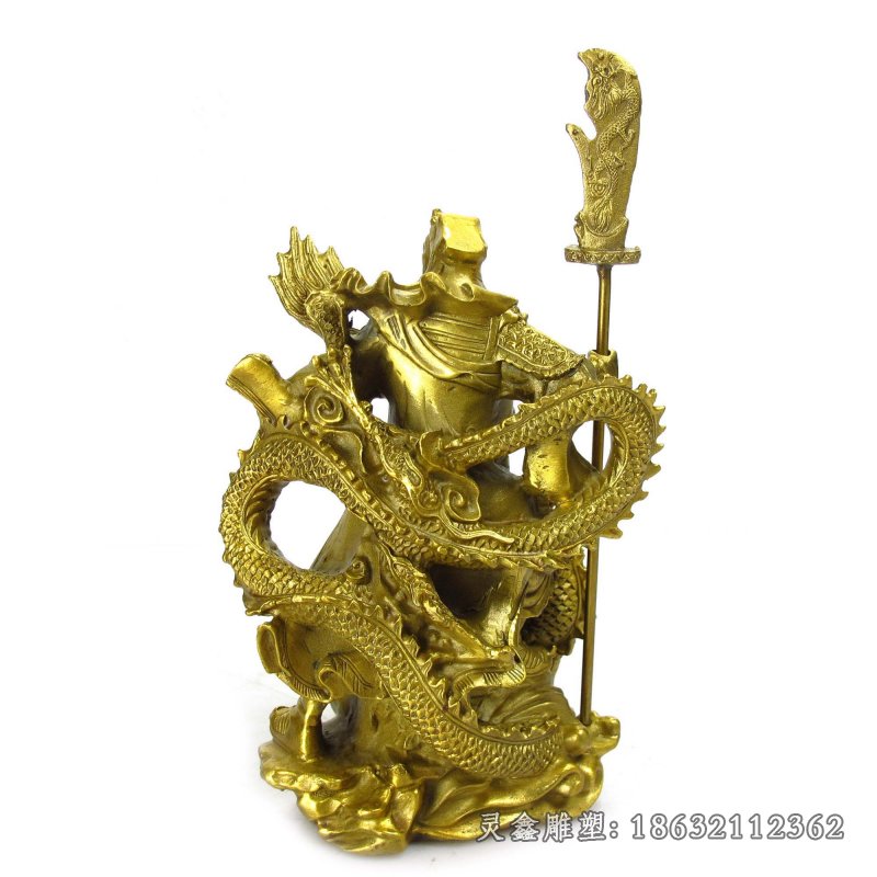 关羽古代名将景观铜雕