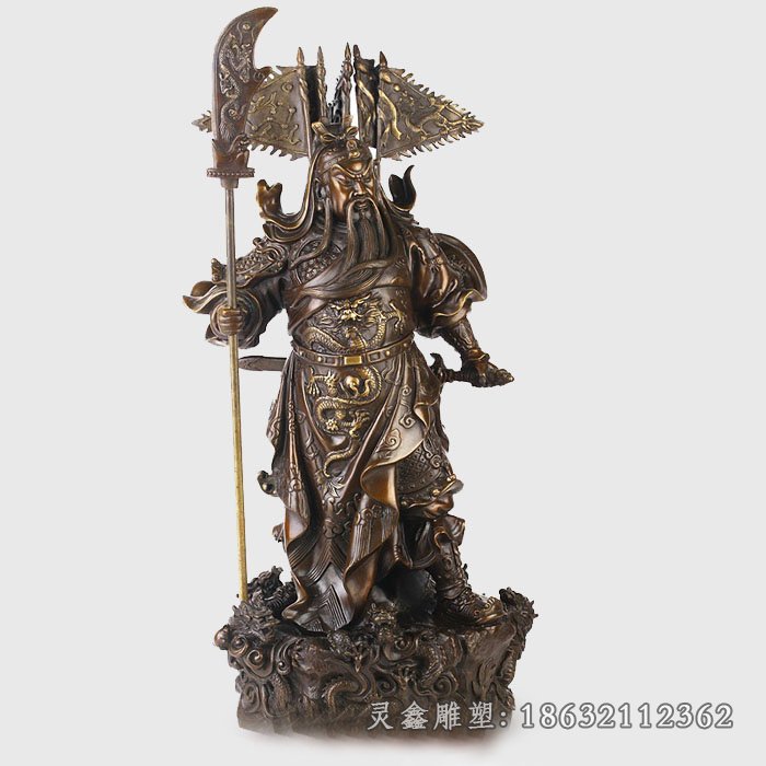 关公人物铜雕 (156)