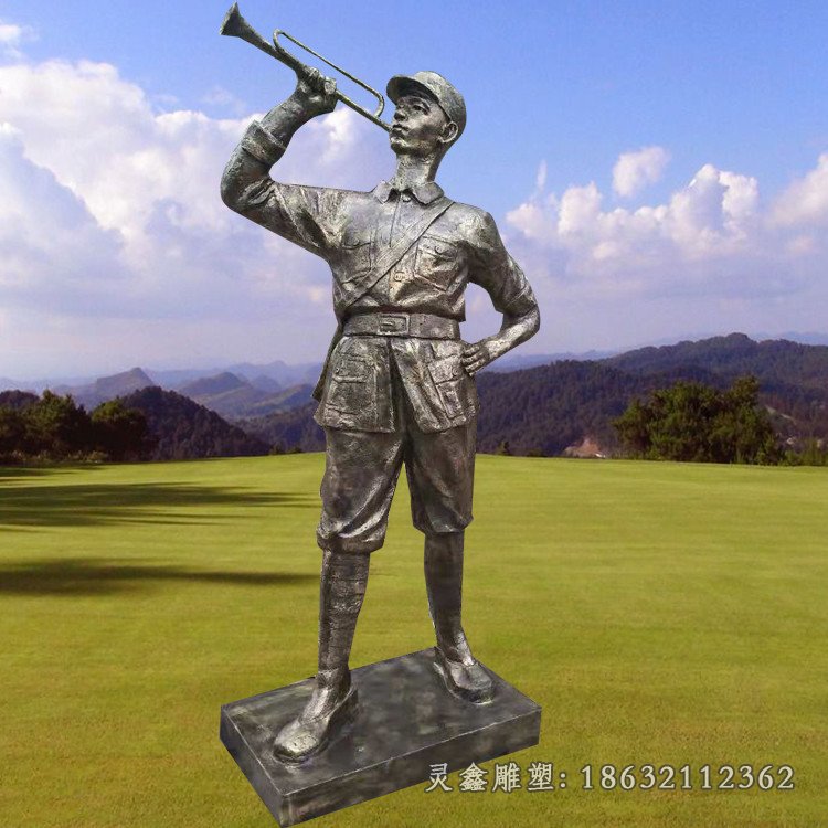 红军广场景观铜雕