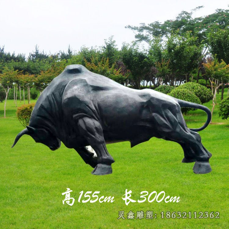 华尔街牛动物铜雕 (65)