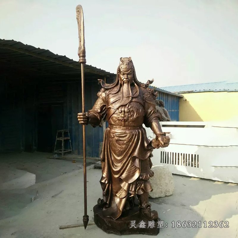 关公人物铜雕 (168)