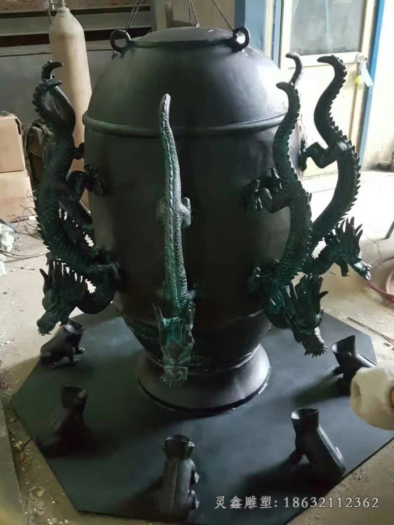 浑天仪公园景观铜雕