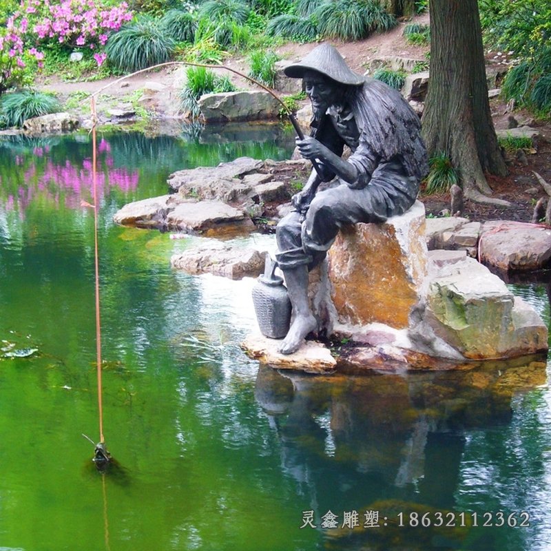 姜太公政治家景观铜雕