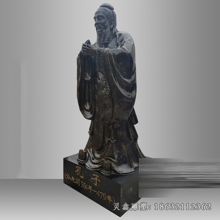 孔子城市景观铜雕 (31)