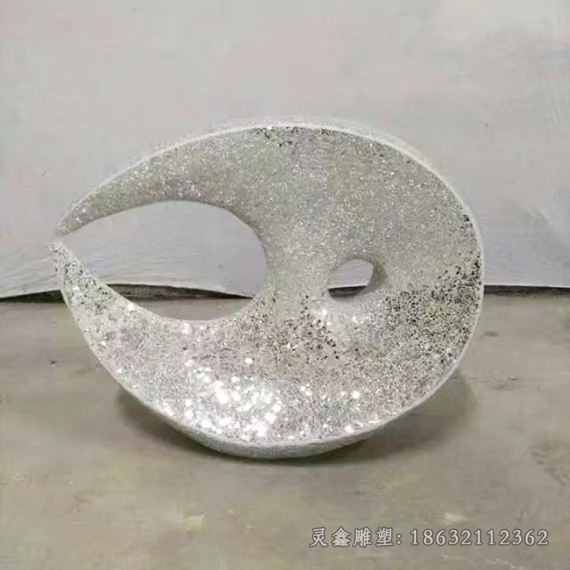 不锈钢创意眼睛校园景观雕塑