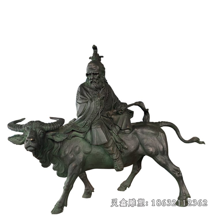 老子人物铜雕 (24)