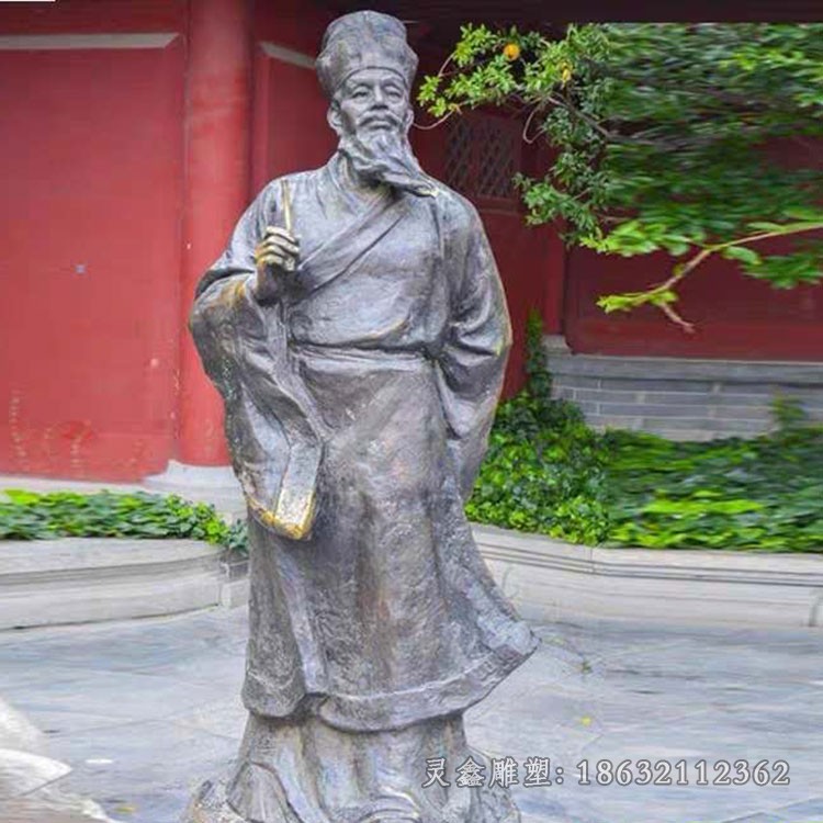 北宋文学家苏轼人物铜雕