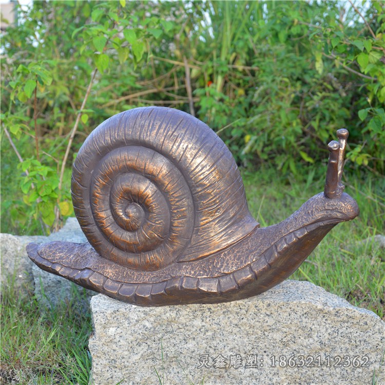 动物蜗牛城市景观铜雕