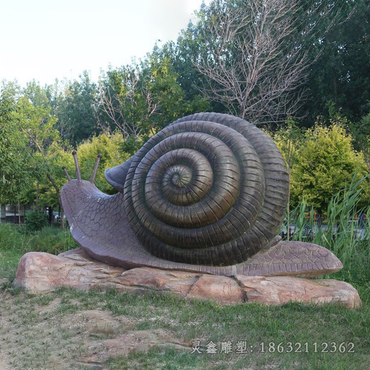 动物蜗牛广场景观铜雕