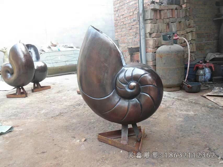 动物蜗牛公园景观铜雕