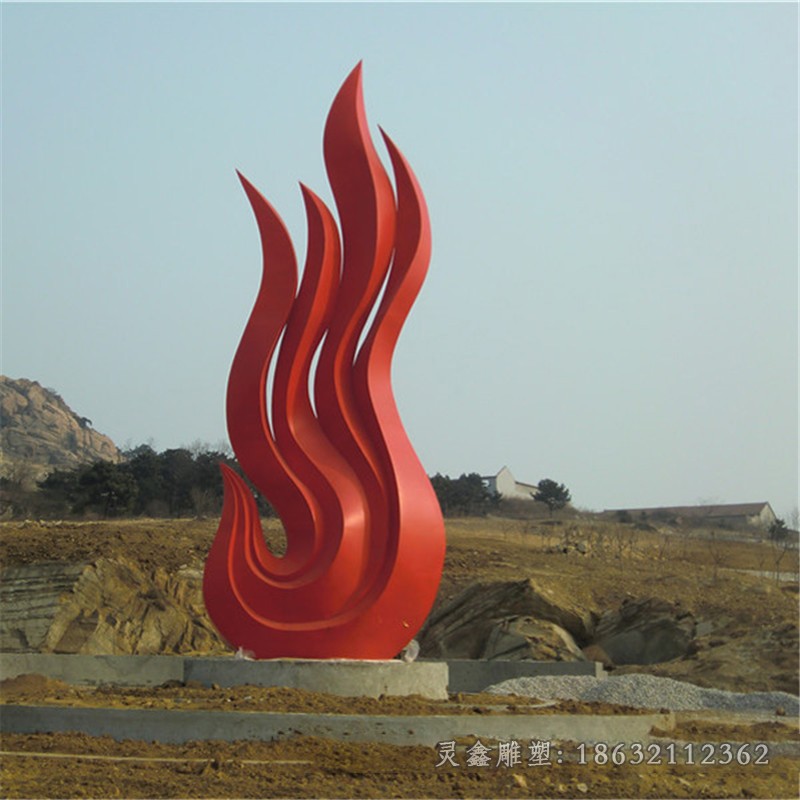 抽象凤凰不锈钢景观雕塑