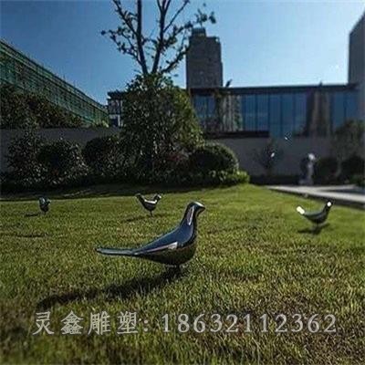 动物鸽子景观不锈钢雕塑