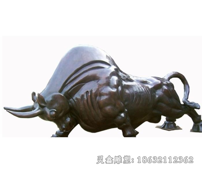 开荒牛庭院景观铜雕