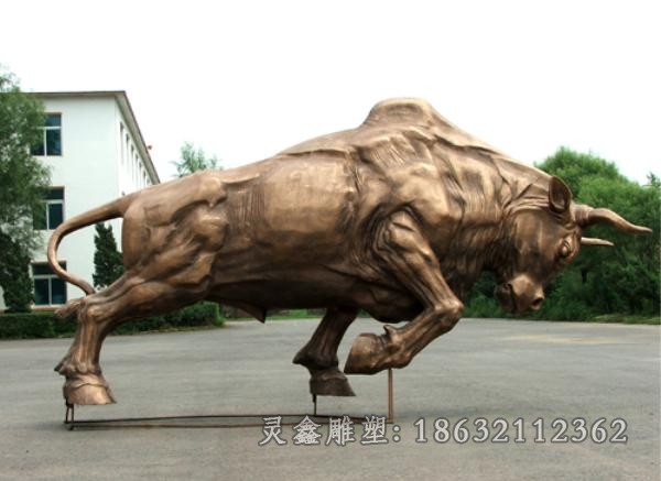 开荒牛景区景观铜雕