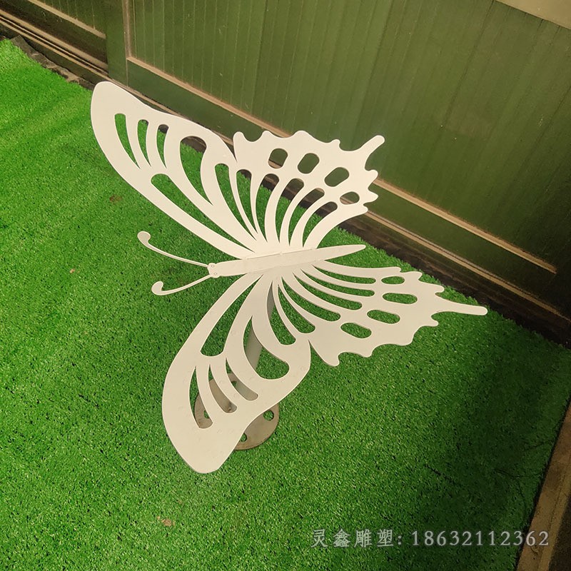 镂空蝴蝶户外不锈钢雕塑
