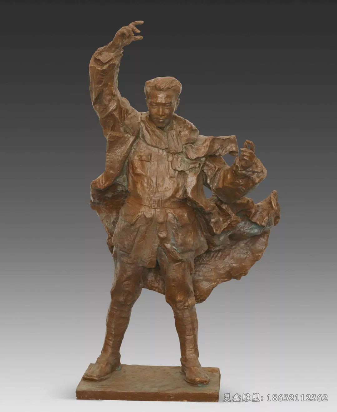 音乐家冼星海人物铜雕