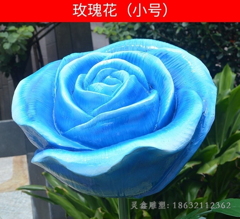 抽象花朵街边不锈钢雕塑