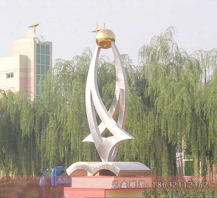 不锈钢书籍商场景观雕塑