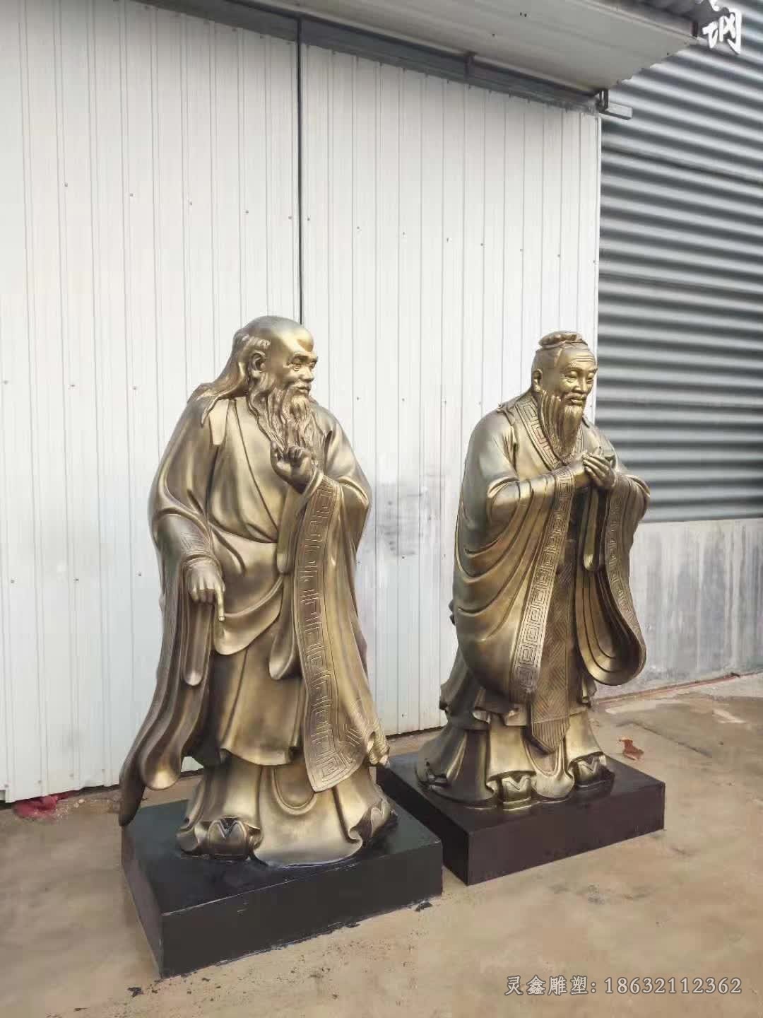 道教老子景区人物铜雕