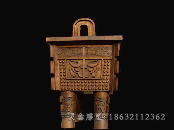 游乐场铜鼎景观铜雕