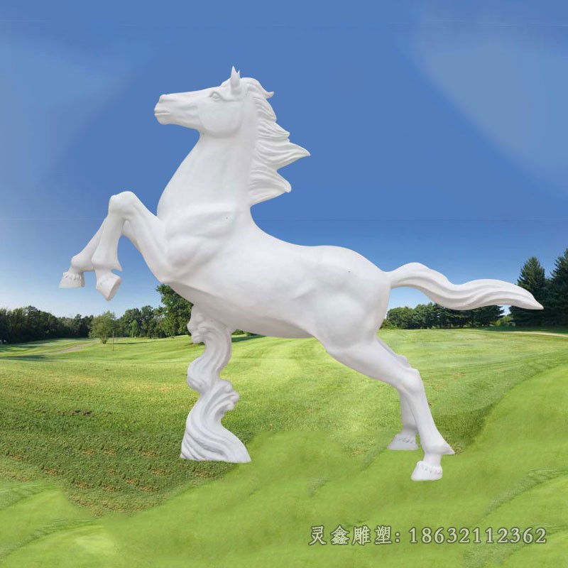 不锈钢飞马景观标志雕塑