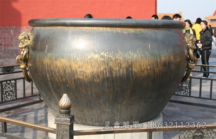 水缸商场景观标志铜雕