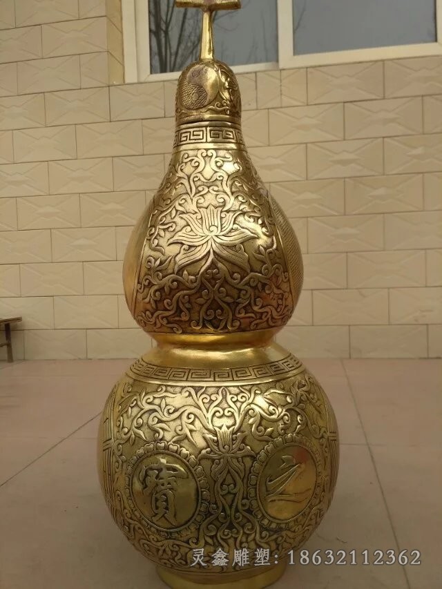 招财葫芦街边景观铜雕