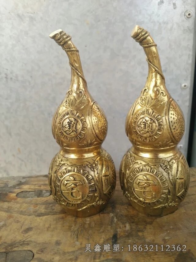 招财葫芦街边景观铜雕