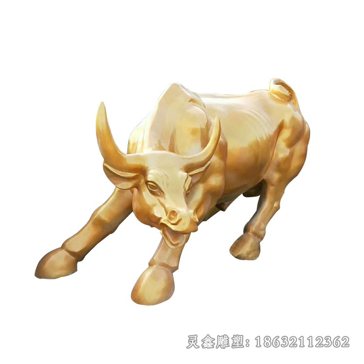 华尔街金色牛广场铜雕