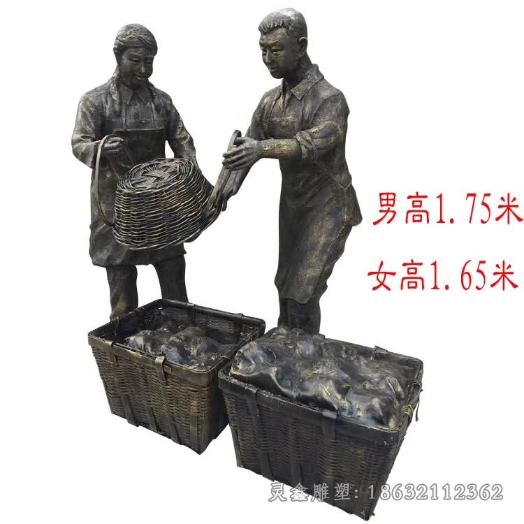 买卖人物小品铜雕