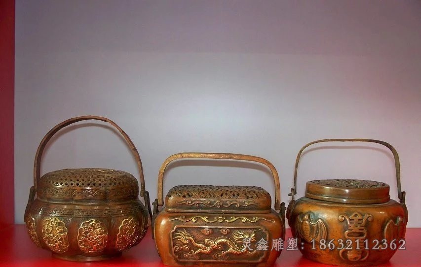 香炉景观标志铜雕