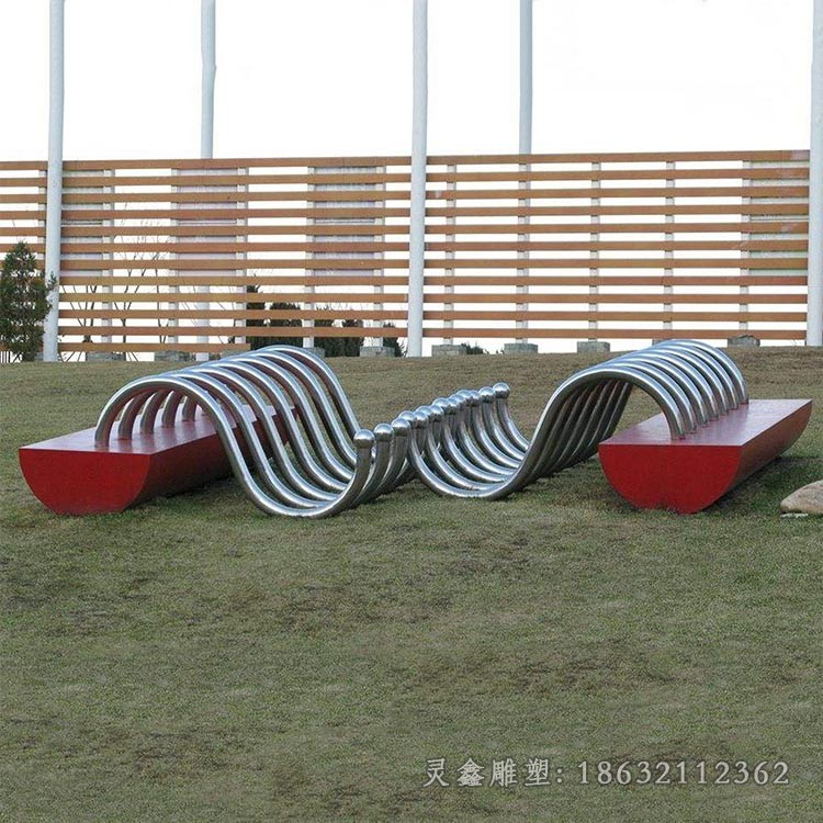 彩绘标志小区景观不锈钢雕塑