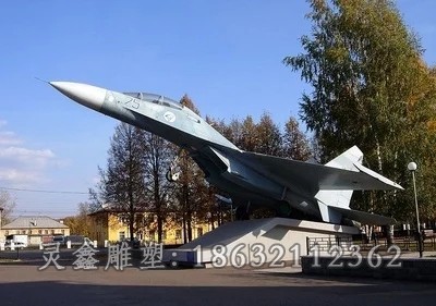 飞机不锈钢抽象雕塑