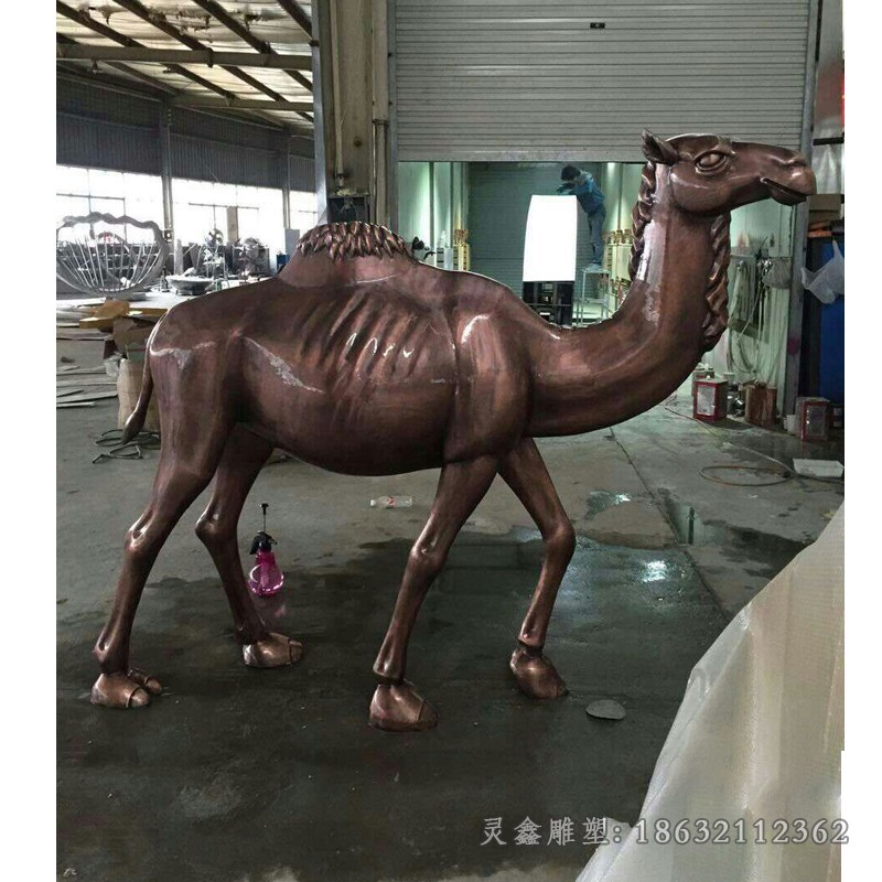 动物骆驼抽象景观铜雕