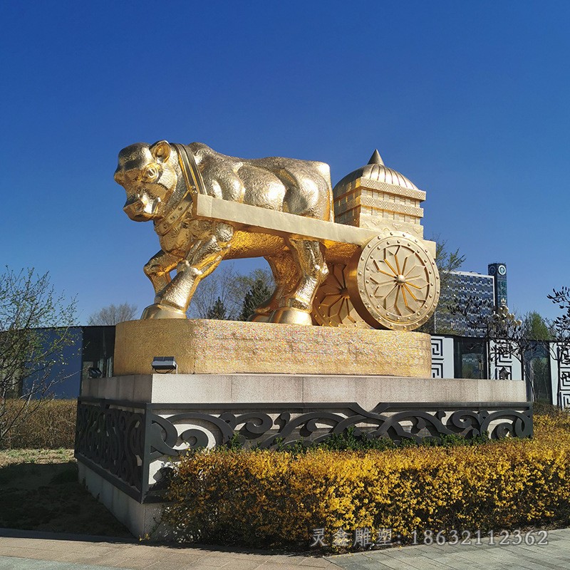 动物骆驼城市标志铜雕