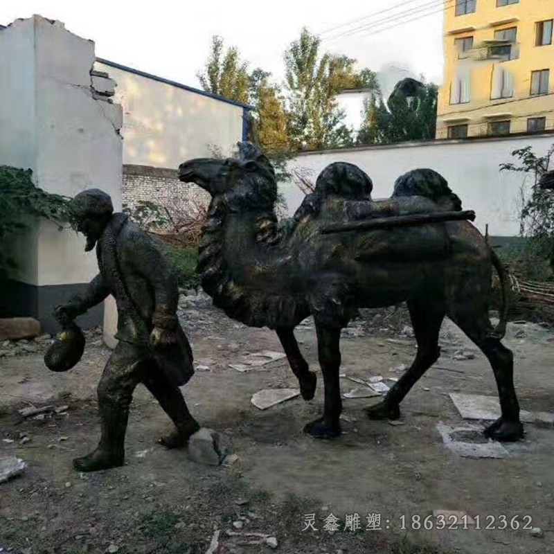 动物骆驼户外标志铜雕