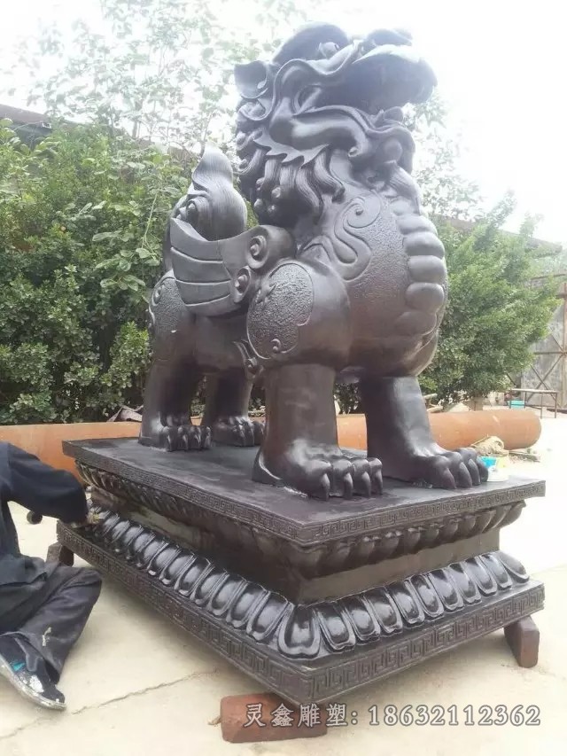 神兽麒麟景区景观铜雕