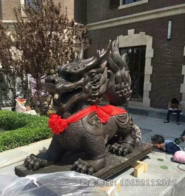 神兽麒麟别墅景观铜雕