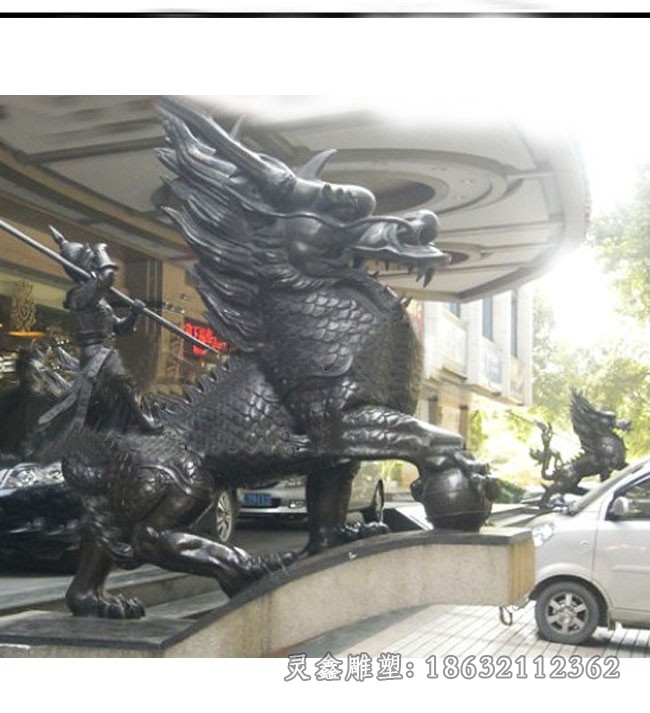 神兽麒麟别墅景观铜雕