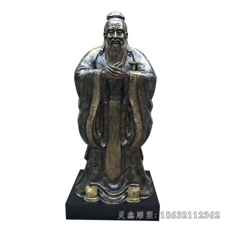 先师孔子别墅景观铜雕