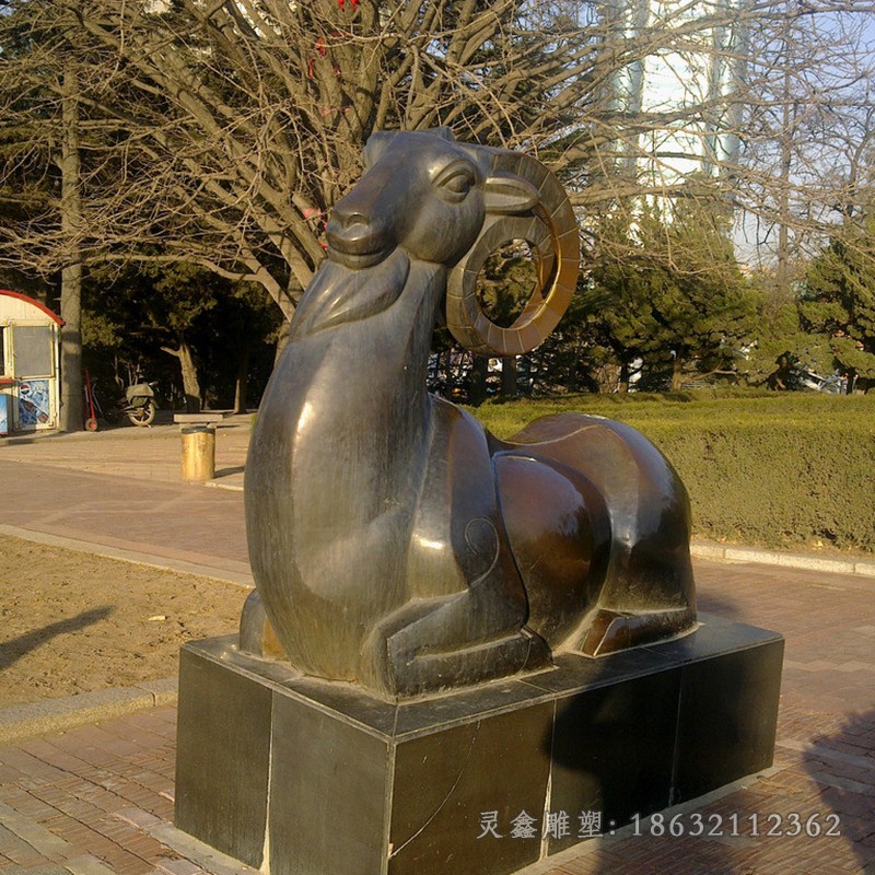 生肖羊别墅景观铜雕