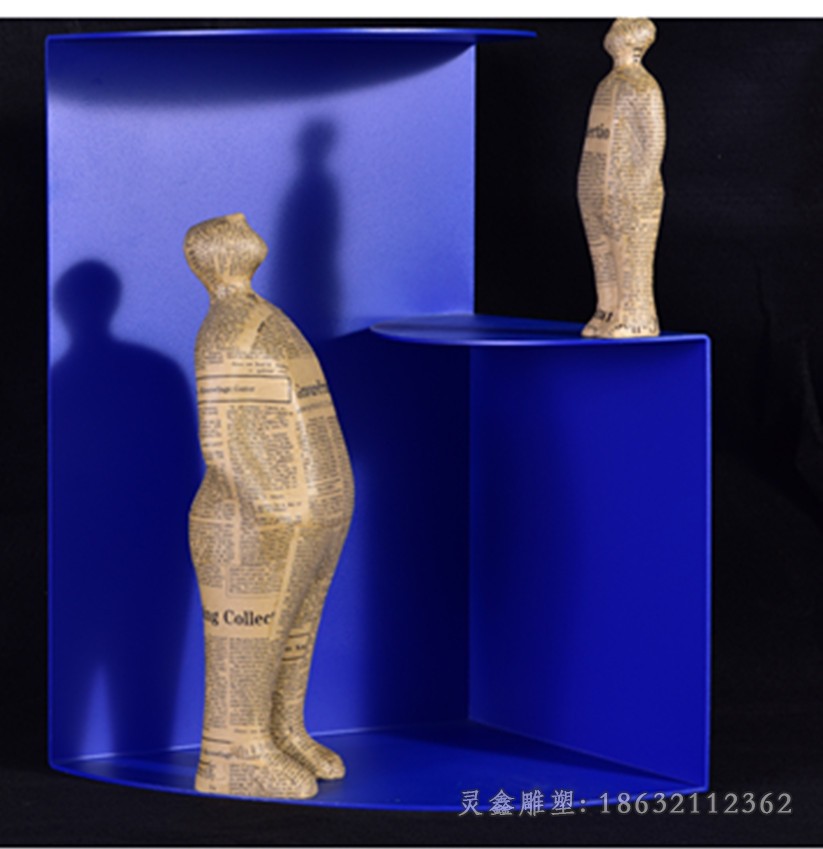 抽象人物户外不锈钢雕塑