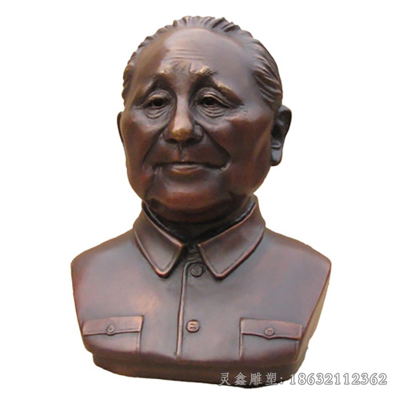 邓小平胸像伟人铜雕